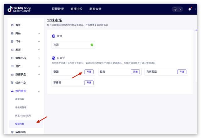 tiktok海外開店流程？