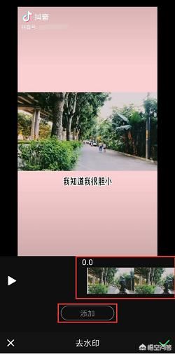 怎么去抖音水印？